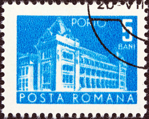 Central Post Office building (Romania 1967)