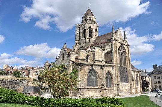 Vue générale 4, Eglise Saint Etienne le Vieux, Caen