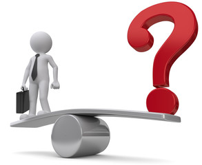 business Fragezeichen