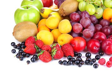 Fresh fruits and berries close up