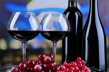 Wine tasting in restaurant