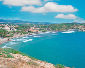 Naklejka premium Santa Caterina beach