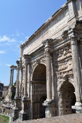 Obraz premium Arch in Rome, Italy