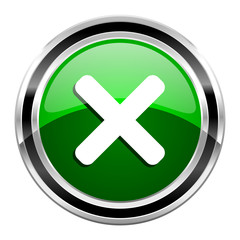 Obraz premium cancel icon