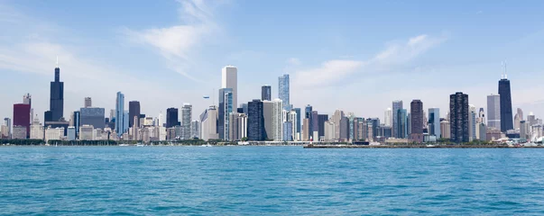 Keuken foto achterwand Chicago Skyline van Chicago