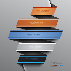 Modern business design template, infographic, website