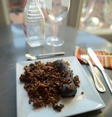 boudin lentilles
