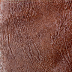 Texture of brown leather