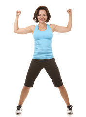 woman exercising