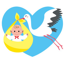 コウノトリ　赤ちゃん