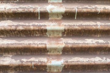Rusted galvanized iron background