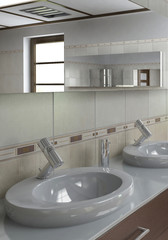 Modern wash basin / sink in a bathroom