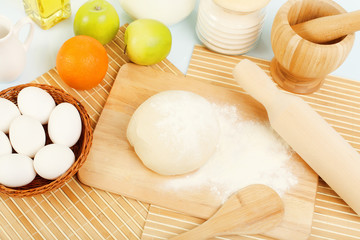 Different products to make bread