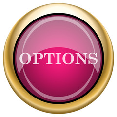 Magenta glossy icon