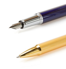 pen on white background