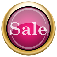 Magenta glossy icon