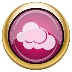 Magenta glossy icon
