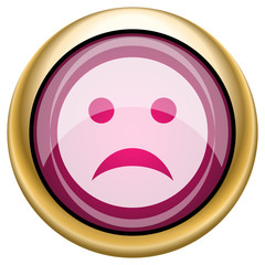 Magenta glossy icon