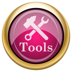 Fototapeta premium Magenta glossy icon