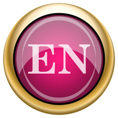 Magenta glossy icon