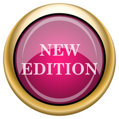 Magenta glossy icon
