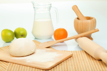 Different products to make bread