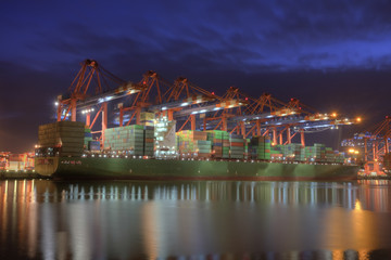 Container Terminal in Hamburg