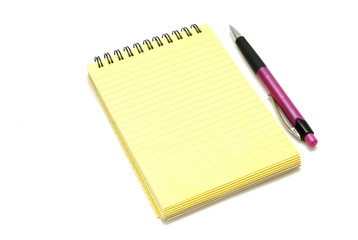 Block with pen