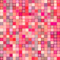 mosaic backdrop in multiple pink