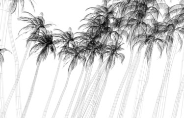 Isola tropicale, vacanza, naufragio, palme