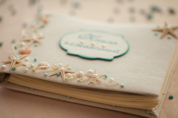 Wedding table. Decoration of table