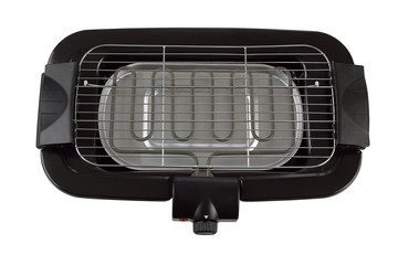 An empty electric grill stove for your barbecue or stake