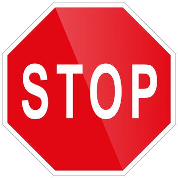 Stoptafel Stopschild Verbotszeichen Verkehrszeichen