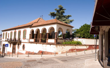 Old street in the ancient town of Silves, Portugal.