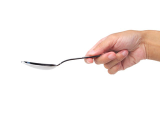 hand hold spoon