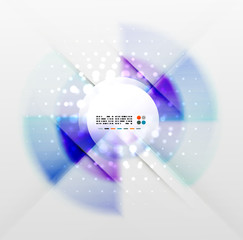 Radial colorful futuristic background