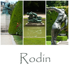 Naklejka premium composition musée Rodin
