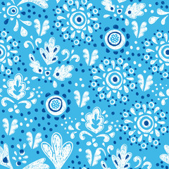 Fototapeta premium Seamless abstract snow pattern
