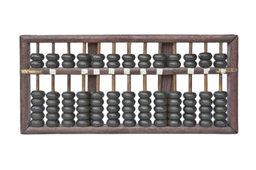  Old wooden abacus