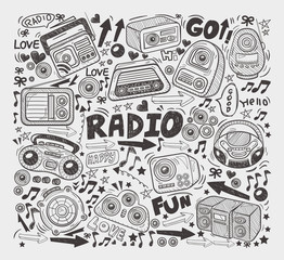 doodle radio elements