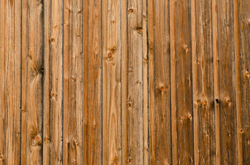 Latten aus Holz als Wand