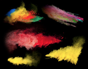 colored dust