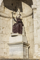 Minerva statue in Rome, Italy