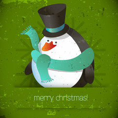 Christmas penguin