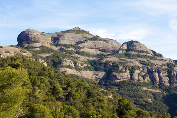 Fototapeta premium Natural Park of Sant Llorenç del Munt and l'Obac