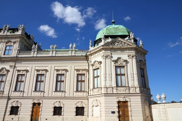 Fototapeta na wymiar Vienna landmark - Belvedere Palace