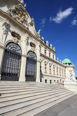 Fototapeta na wymiar Belvedere in Vienna