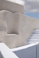 Hidden corner in Santorini island