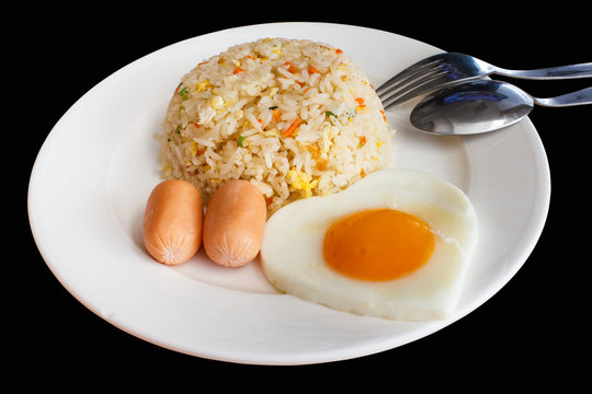 Fried rice and egg