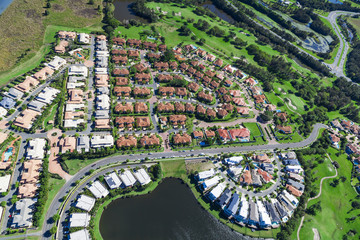 Neighborhood from air